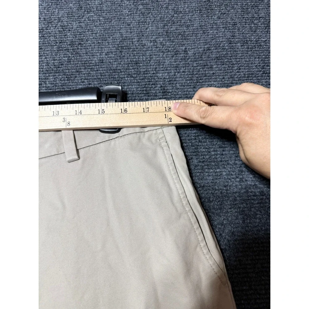 Banana Republic‎ Aiden Chino Pants Mens 36x34 Tan Excellent Cotton Slim Fit
